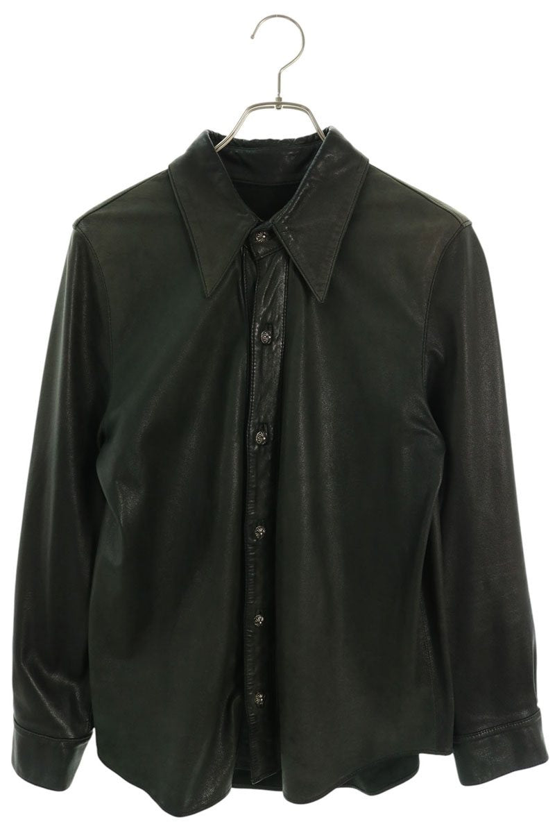 Chrome Hearts Cross Ball Button Long Sleeve Shirt Size S