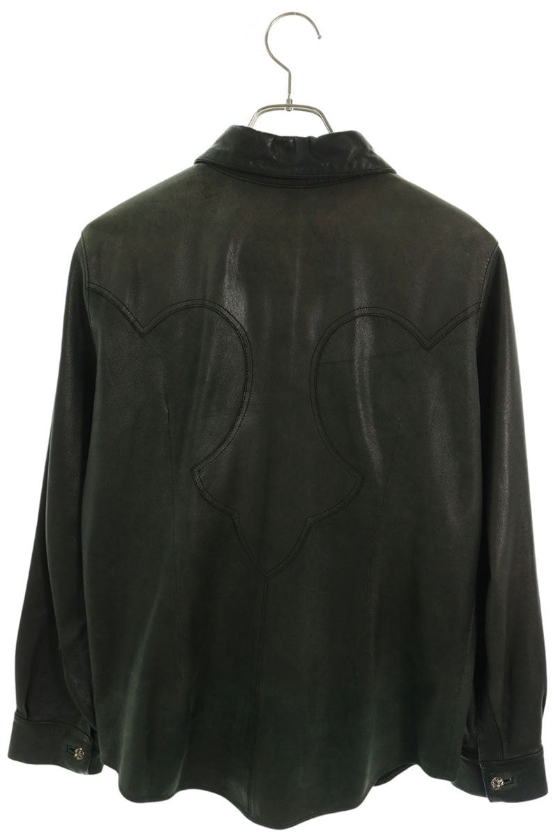 Chrome Hearts Cross Ball Button Long Sleeve Shirt Size S