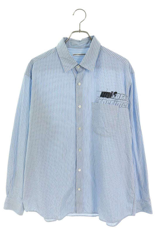 uniform experiment Logo Graphic Print Shirt Blue Size 3