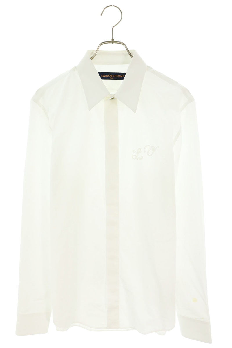 LOUISVUITTON 25SS LV Snake Logo Cotton Shirt Size S
