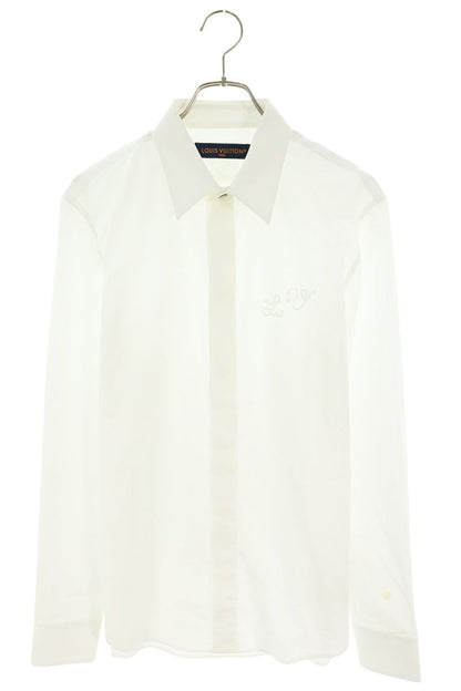 LOUISVUITTON 25SS LV Snake Logo Cotton Shirt Size S