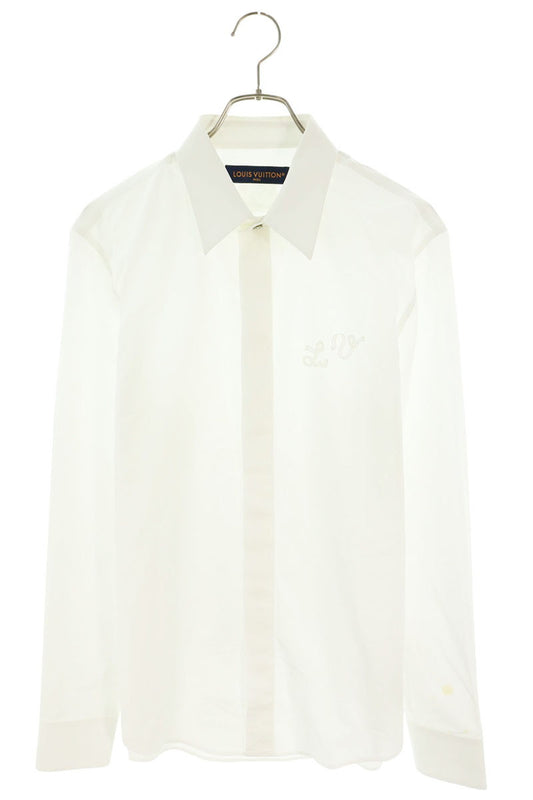LOUISVUITTON 25SS LV Snake Logo Cotton Shirt Size S