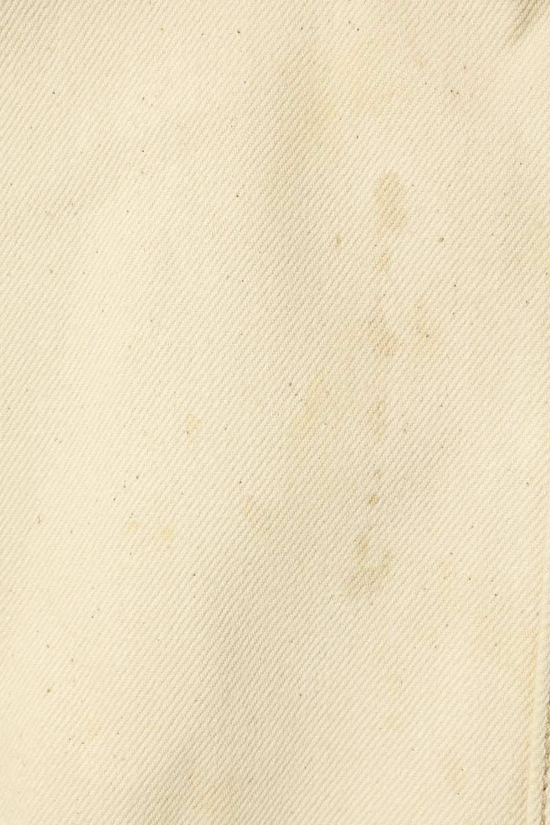 PRADA Triangle Logo Denim Shirt Beige Size M