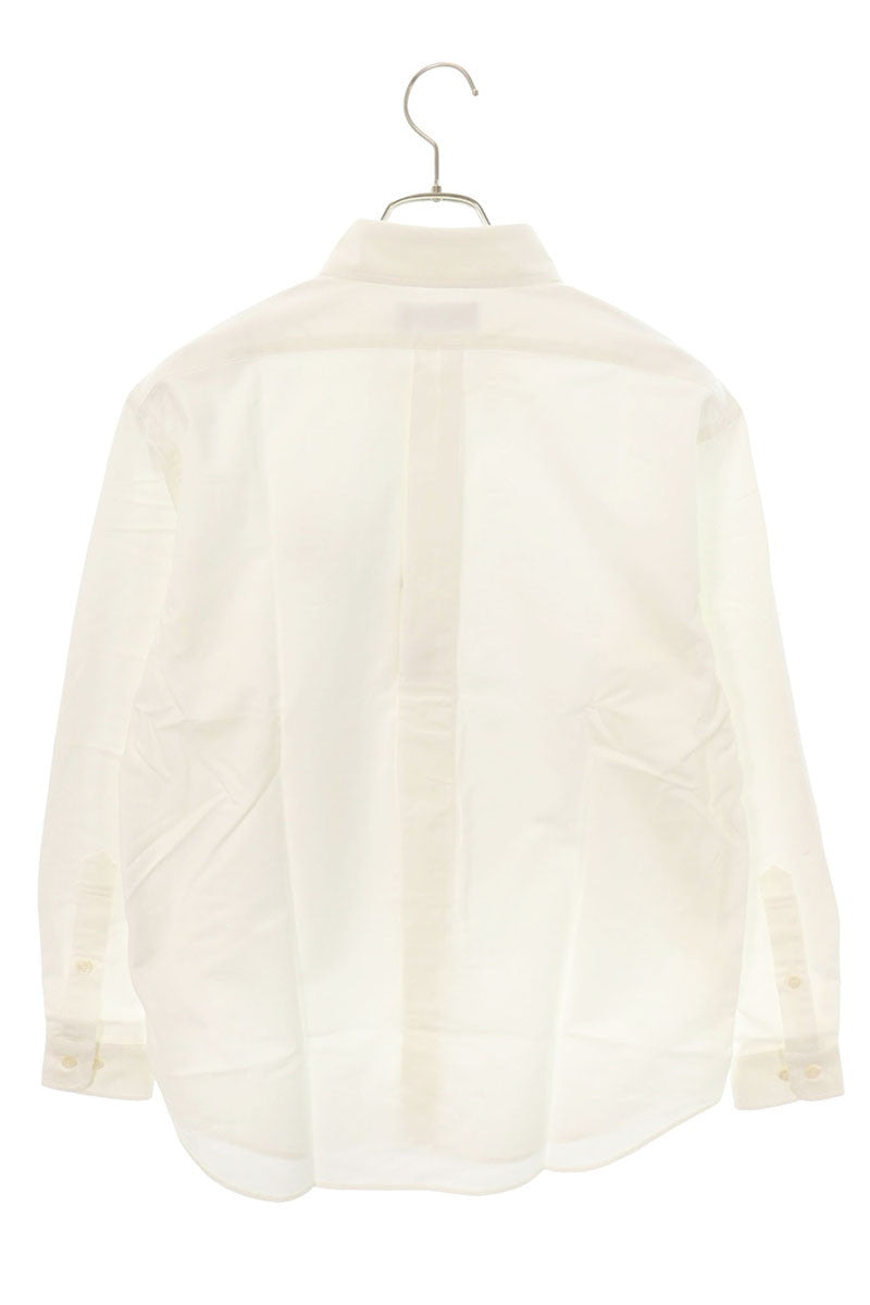 GOD SELECTION XXX Logo Oxford Long Sleeve Shirt White Size S