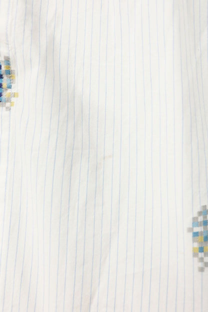 LOUISVUITTON 21AW Print Stripe Cotton Shirt Size S