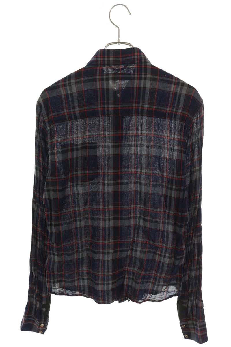 Chrome Hearts GAUZE SHIRT BS Flare Button Long Sleeve Size M