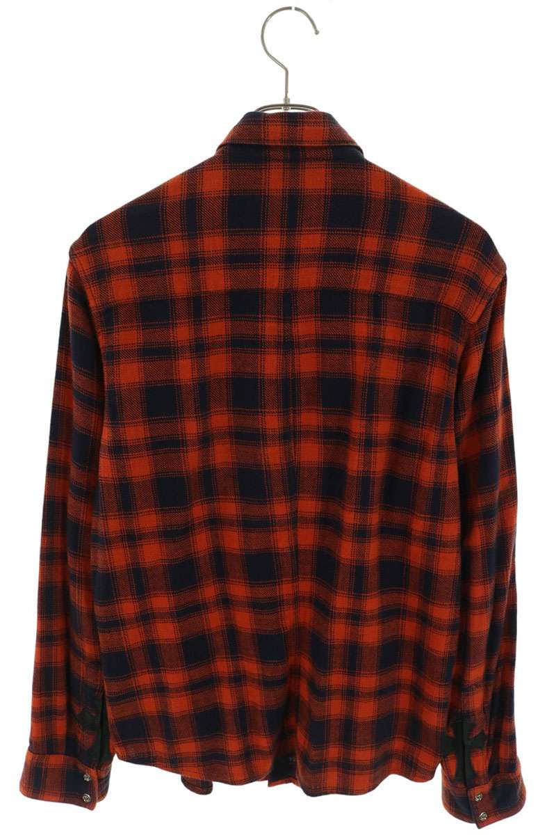 Chrome Hearts LOOSEENDS Long Sleeve CHECK Cross Shirt Multi Size M