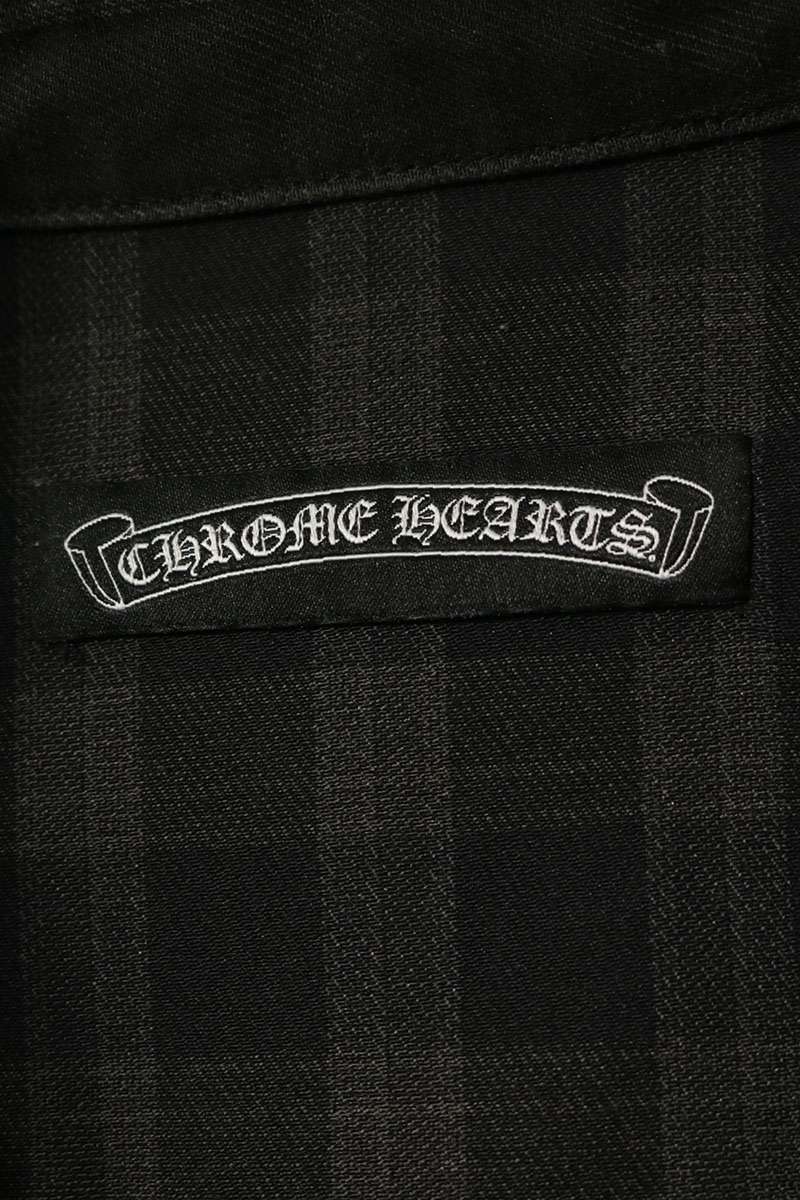 Chrome Hearts Western Button Large Cross Long Sleeve Shirt Size S