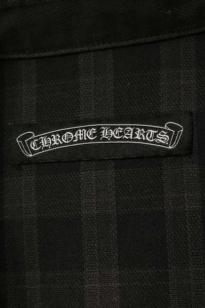 Chrome Hearts Western Button Large Cross Long Sleeve Shirt Size S