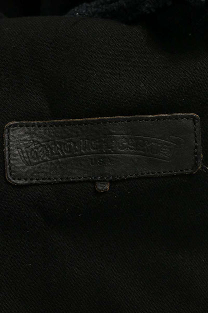 Chrome Hearts DENIM WESTERN Cross Ball Shirt Black Size S