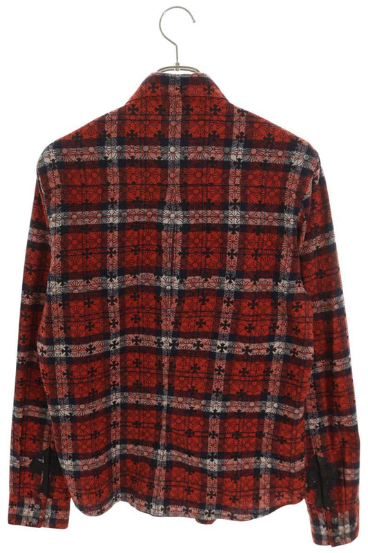 Chrome Hearts LOOSEENDS Long Sleeve Cross Patch Long Sleeve Shirt Size M