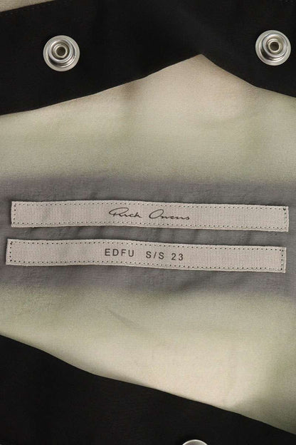 Rick Owens Fog Pocket Silk Larry Long Sleeve Shirt Size 46