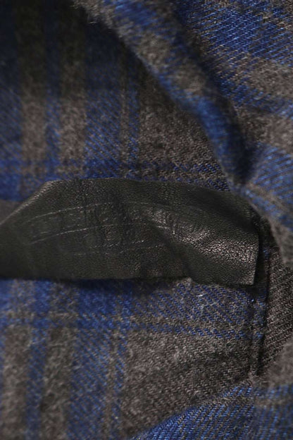 Chrome Hearts Y NOT HEYWOOD Plaid Dagger Zip Shirt Size M