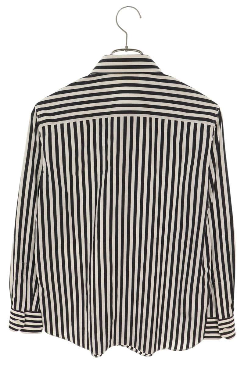 CELINE Cotton Striped Long Sleeve Shirt Size 36