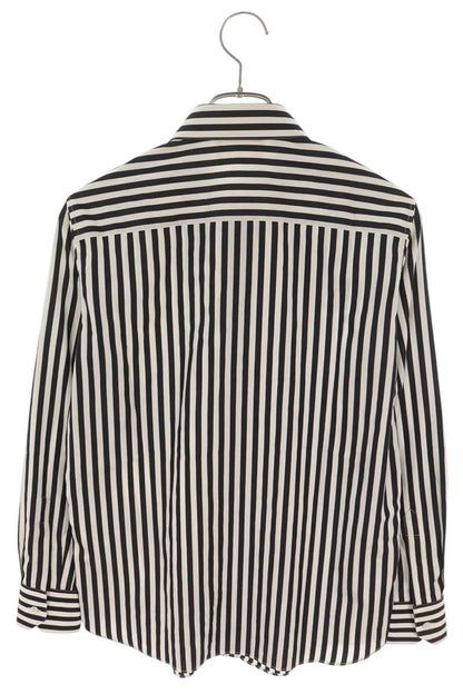 CELINE Cotton Striped Long Sleeve Shirt Size 36