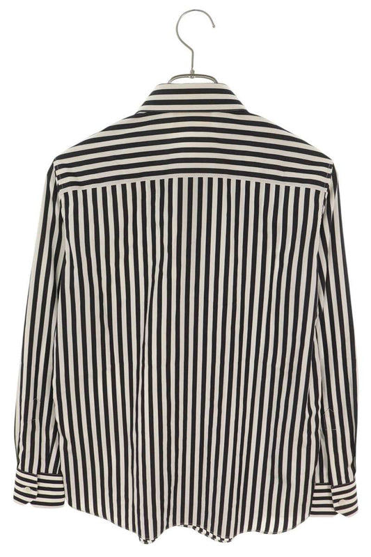 CELINE Cotton Striped Long Sleeve Shirt Size 36