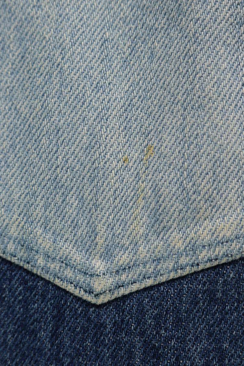 VALENTINO Western Snap Denim Long Shirt Indigo Size 48