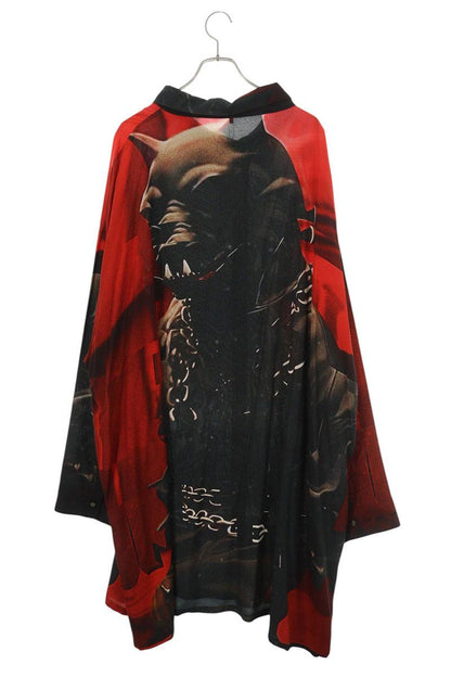KIDILL Black Oversized Cupro Long Sleeve Shirt Size FREE