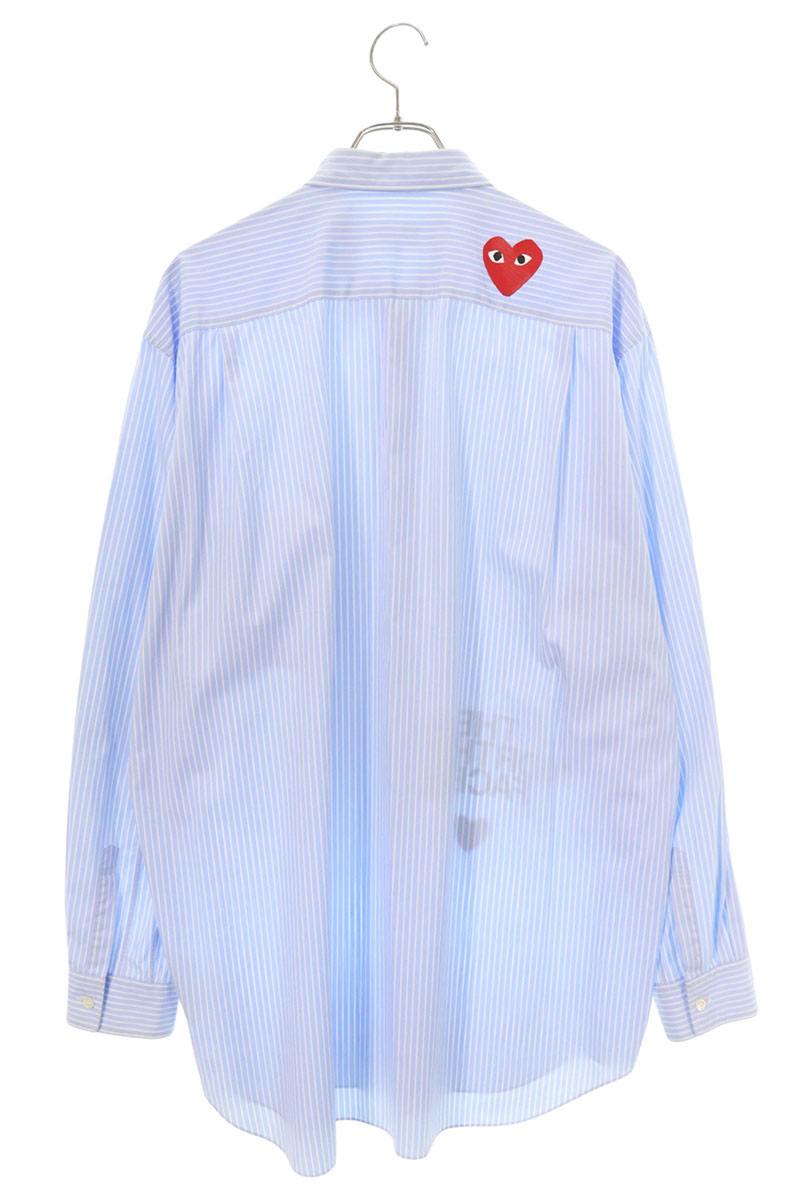 THE NORTH FACE x PLAY COMME des GARCONS Logo Stripe Sleeve Shirt Size XXL