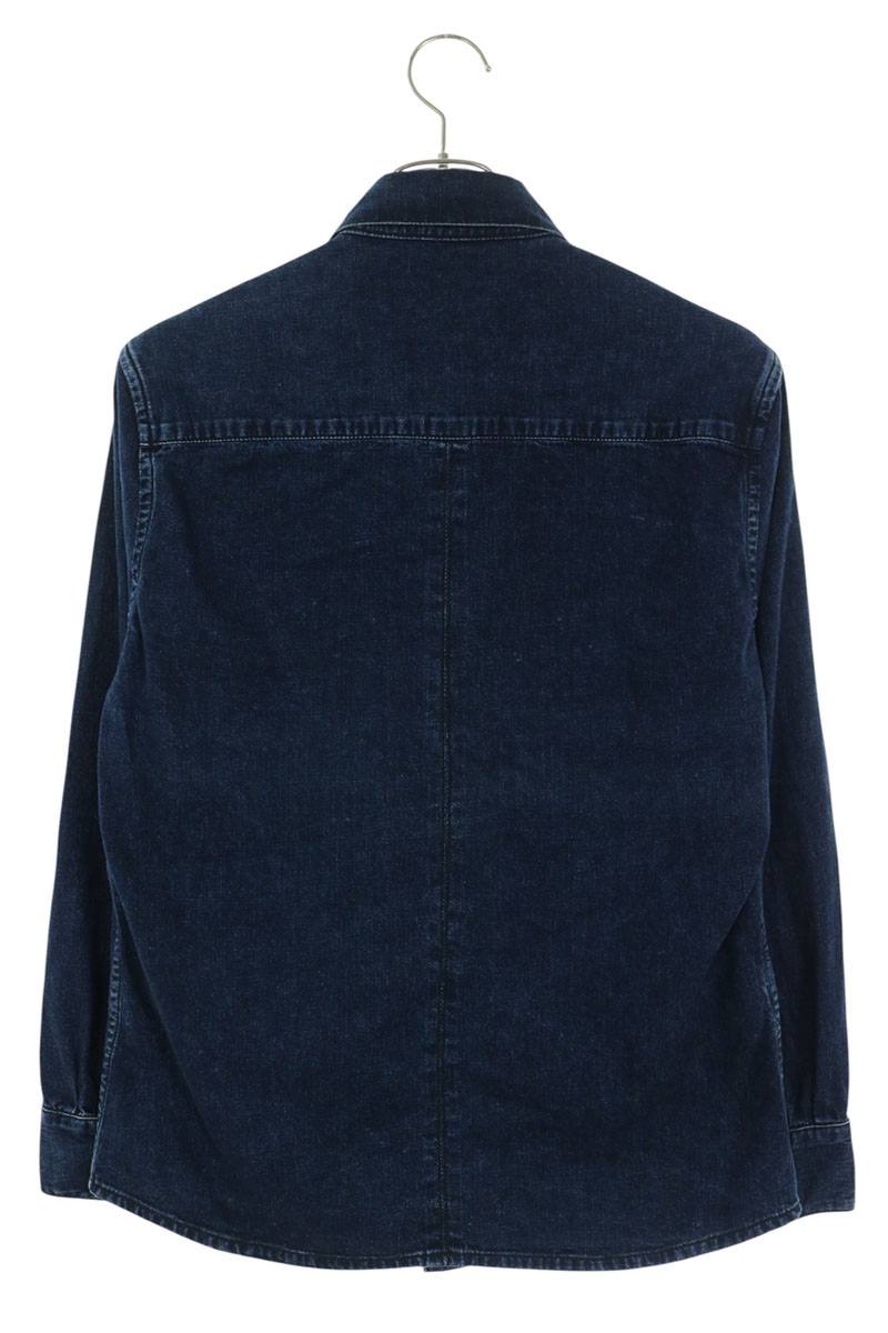 Chrome Hearts LOOSEENDS Long Sleeve Cross Patch Denim Shirt Size S