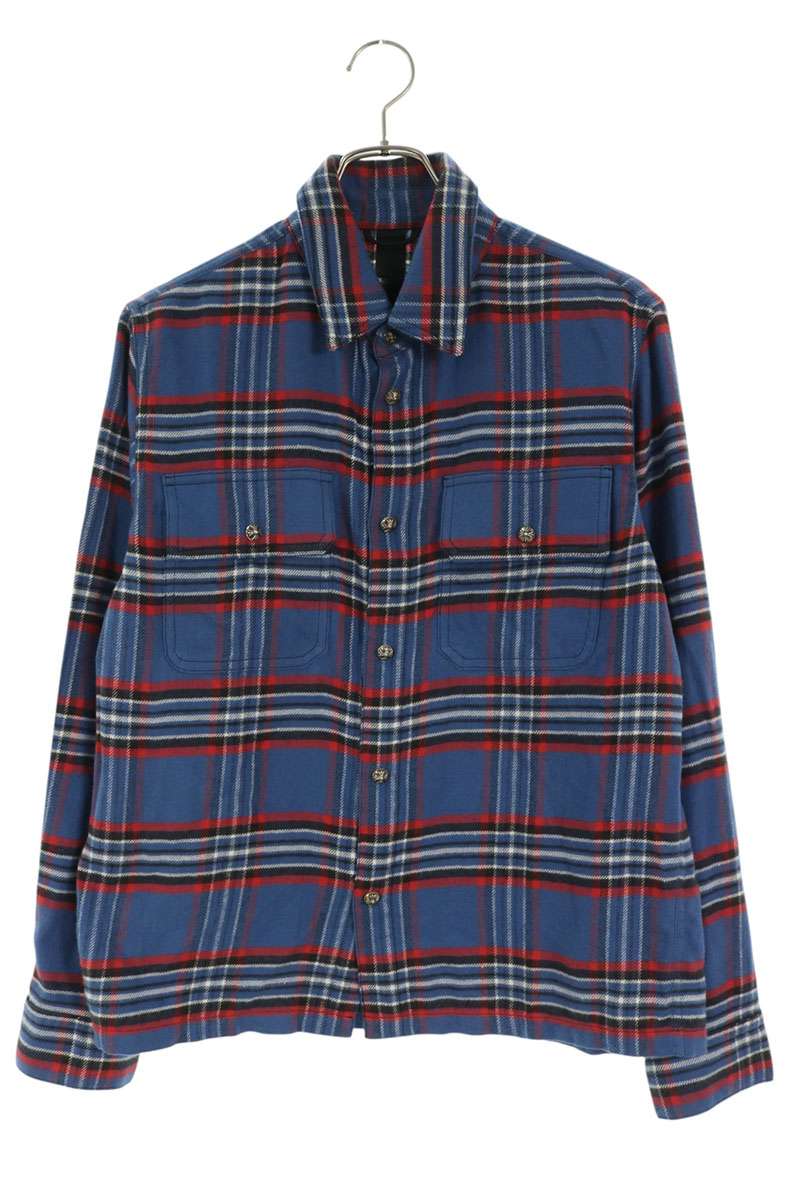 Chrome Hearts WORK DOG Cross Button Shirt Multi Size S