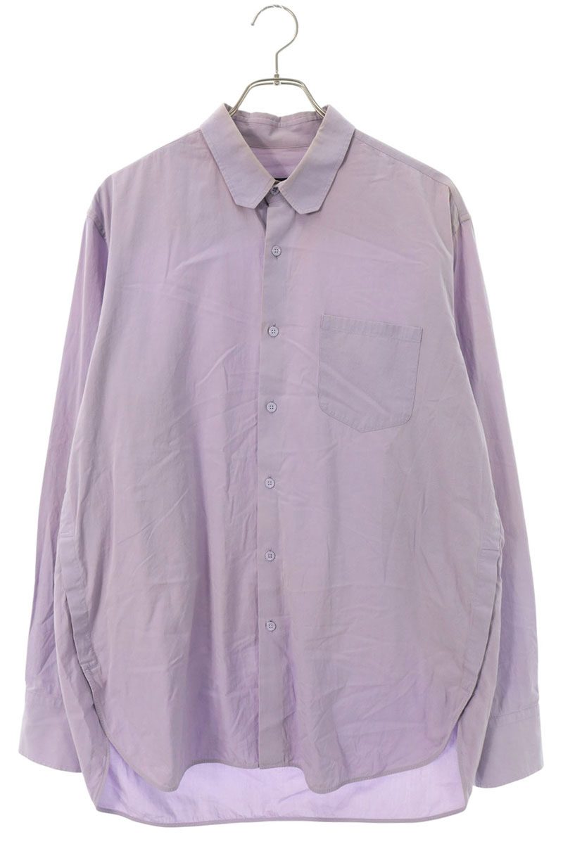 LOUISVUITTON 20SS Front Pocket Cotton Shirt Purple Size M