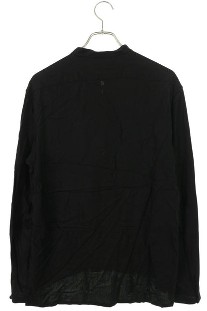 SAINT LAURENT PARIS Black Stand Pullover Shirt Size 36