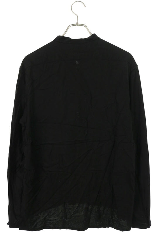 SAINT LAURENT PARIS Black Stand Pullover Shirt Size 36
