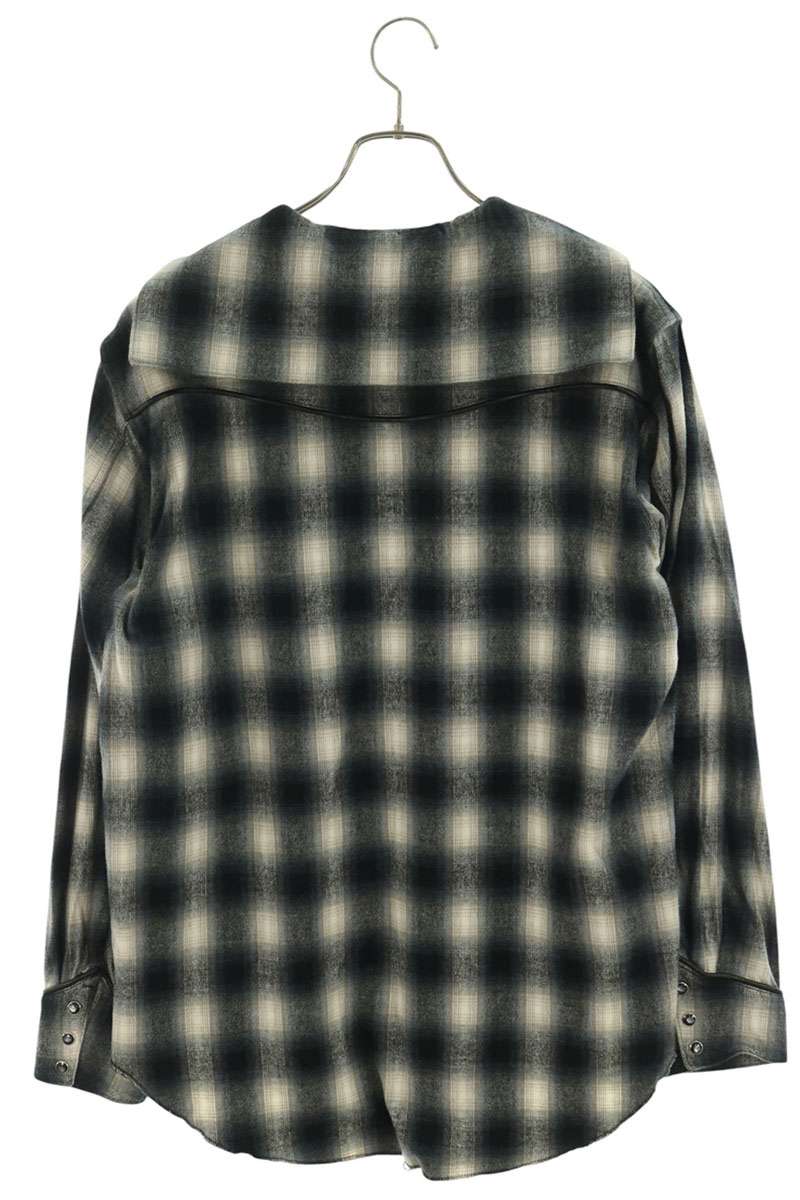 AiE Check Sailor Collar Yoke Piping Sleeve Shirt Size XS