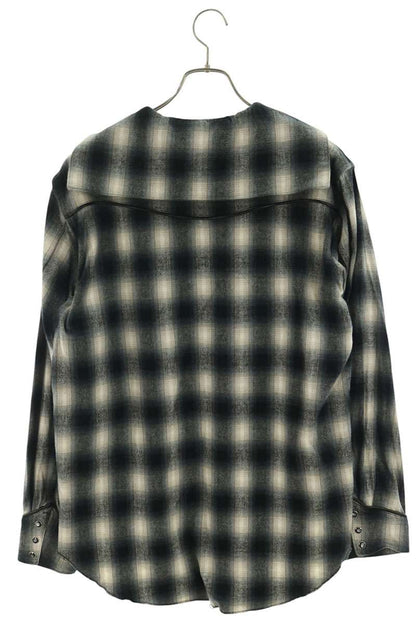 AiE Check Sailor Collar Yoke Piping Sleeve Shirt Size XS
