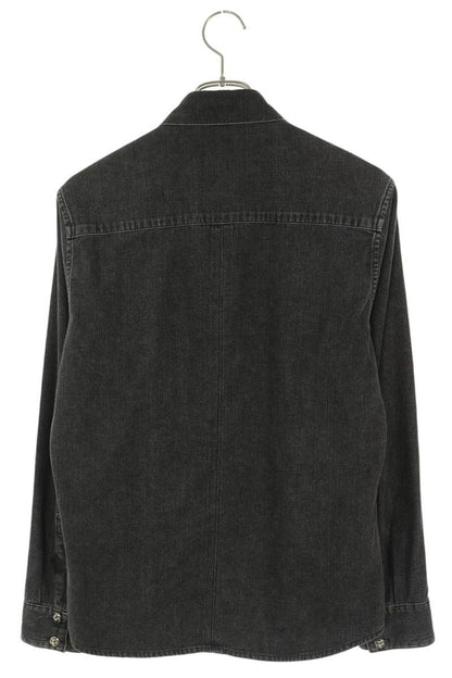 Chrome Hearts Denim Cross Button Long Sleeve Shirt Multi Size S