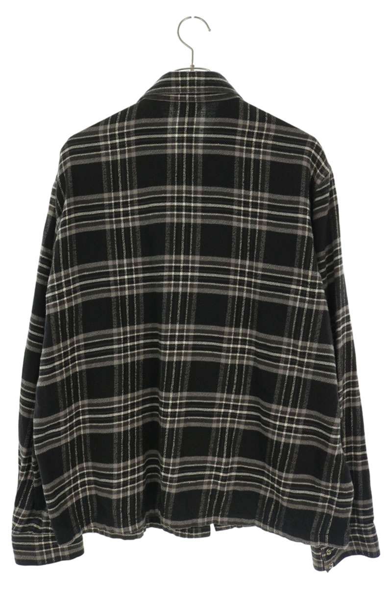 Chrome Hearts WORK DOG Plaid Flannel Shirt Size L