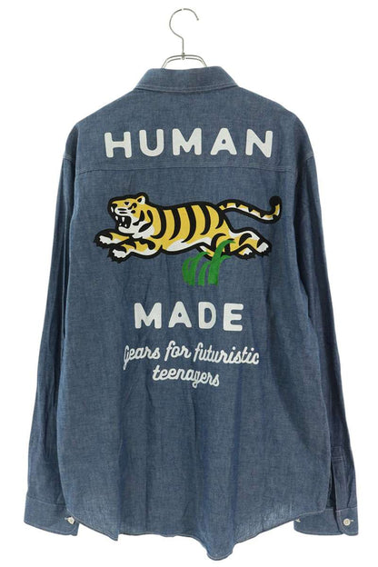 HUMAN MADE 22AW Chambray Shirt Blue Size XL