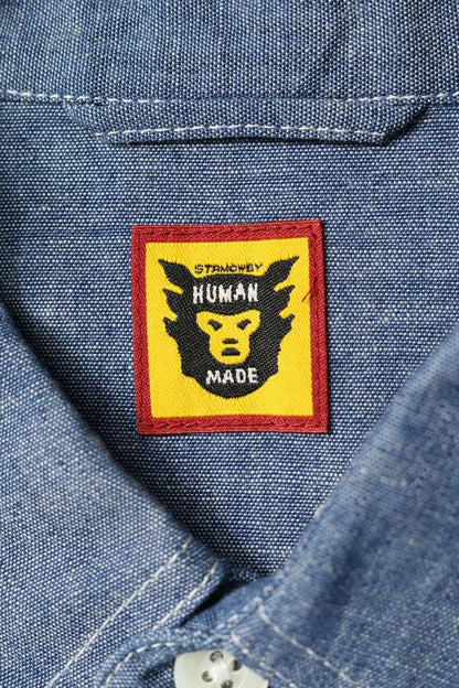 HUMAN MADE 22AW Chambray Shirt Blue Size XL