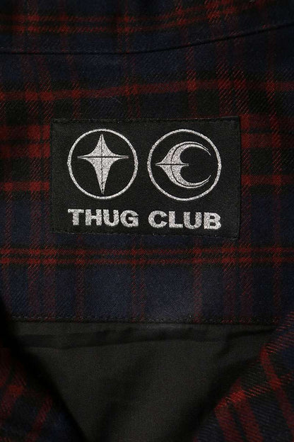 THUG CLUB Arab Sword Flannel Long Sleeve Shirt Multi Size 4