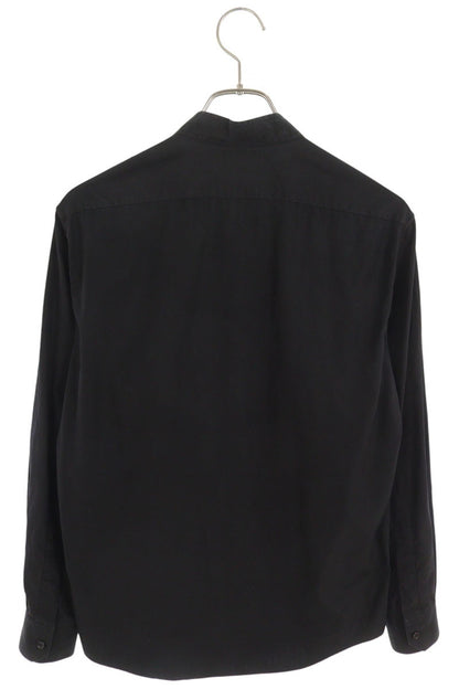 CELINE 19SS Cotton Stand Collar Long Shirt Black Size 38