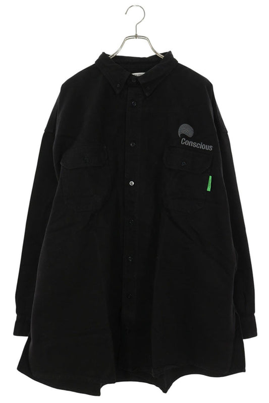 WILLY CHAVARRIA Big Daddy BD Denim Shirt Black Size L