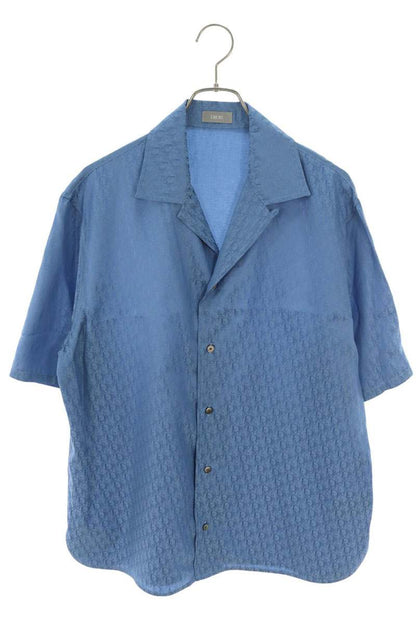 DIOR 24SS Oblique Silk Blend Short Sleeve Shirt Size XXS