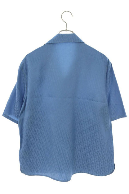 DIOR 24SS Oblique Silk Blend Short Sleeve Shirt Size XXS