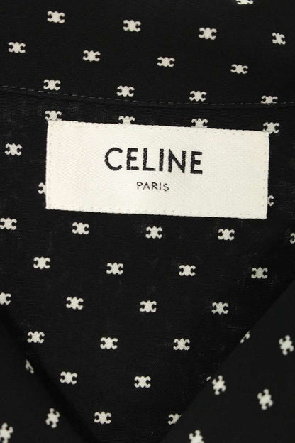 CELINE Micro Triomphe Hawaiian Loose SS Shirt Size XXL
