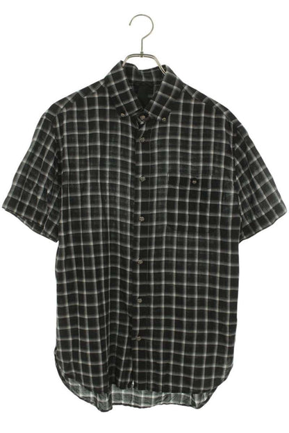 Chrome Hearts Crossball Button Check SS Shirt Size M