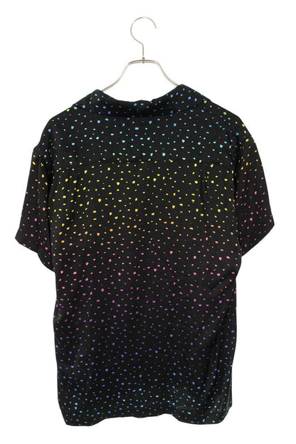 Amiri Print Silk Short Sleeve Shirt Size XS