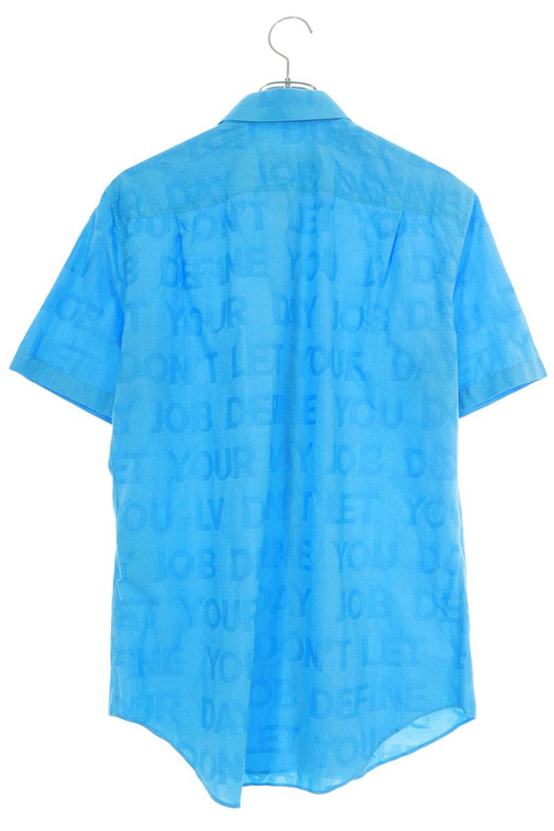 Louis Vuitton 21AW LV Short Sleeve Shirt Blue Size XS