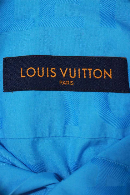 Louis Vuitton 21AW LV Short Sleeve Shirt Blue Size XS