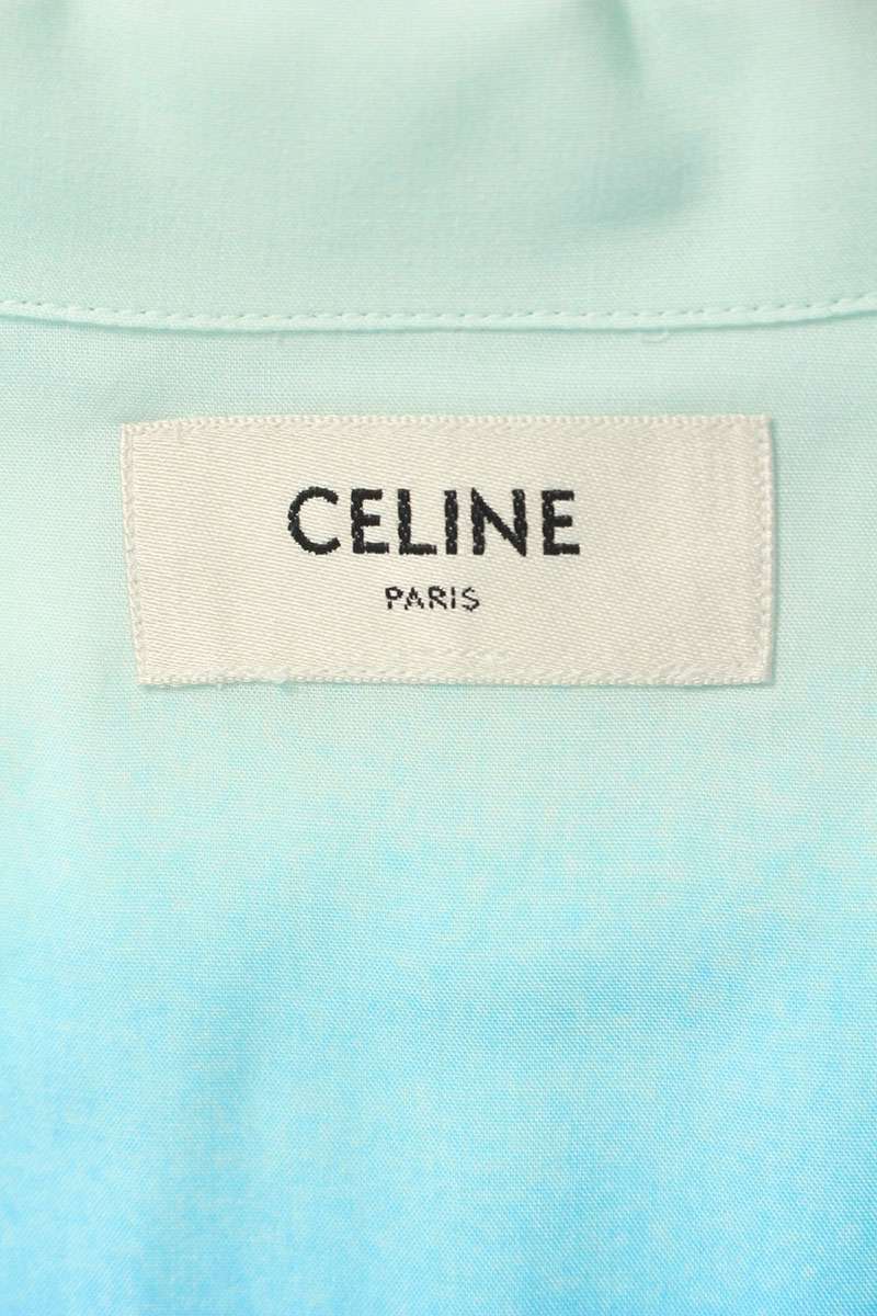 CELINE Multicolor Rayon Short Sleeve Shirt Size XXL