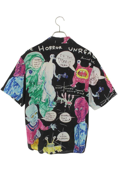 SUPREME DANIEL JOHNSTON RAYON S S SHIRT Black Size S