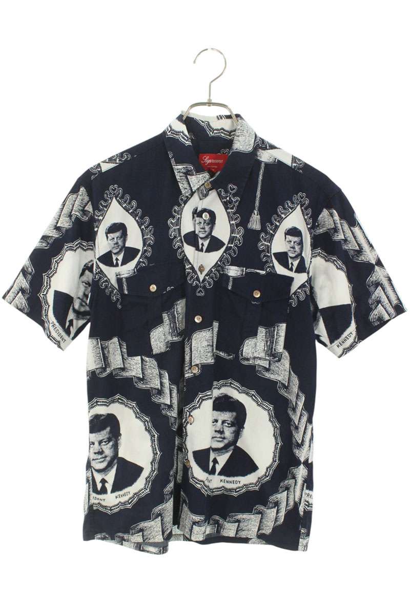SUPREME Kennedy Shirt Blue Size S