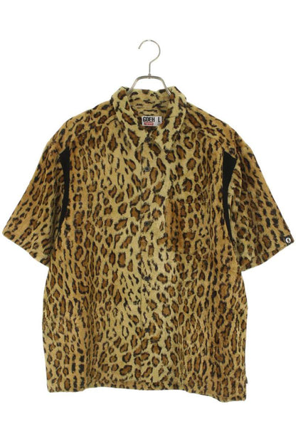 SUPREME 25SS GOODENOUGH Crushed Rayon S S Leopard Size L