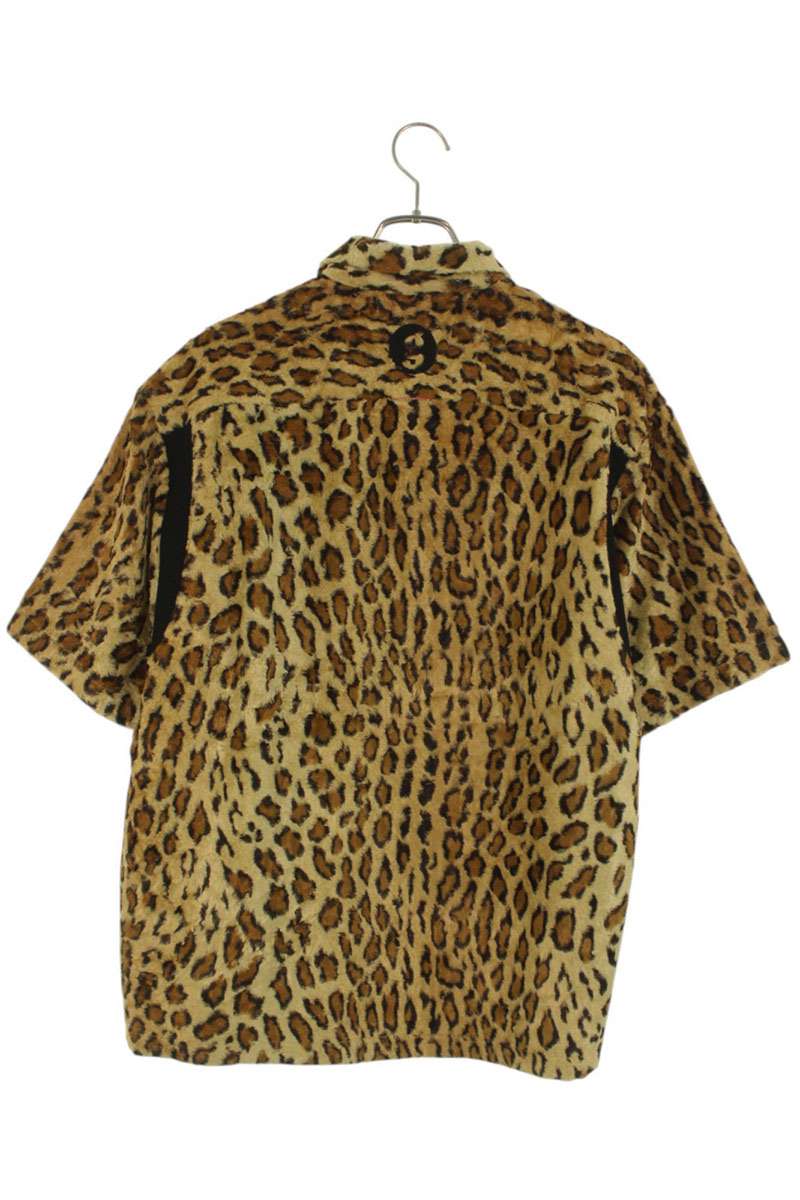 SUPREME 25SS GOODENOUGH Crushed Rayon S S Leopard Size L
