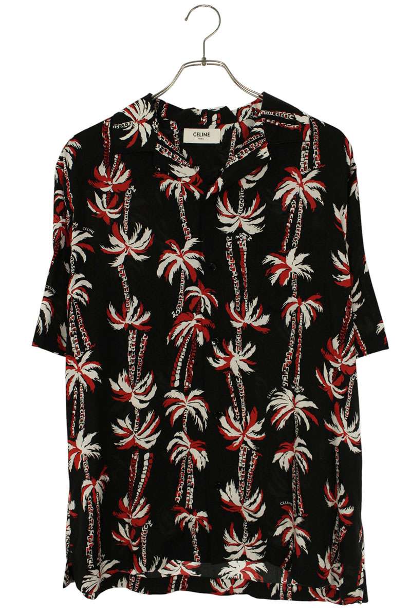 CELINE All-Over Print Rayon Hawaiian Shirt Multi Size XXL